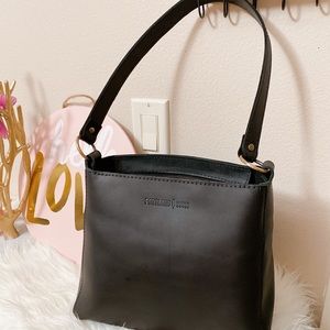 Portland leather goods triangle bag